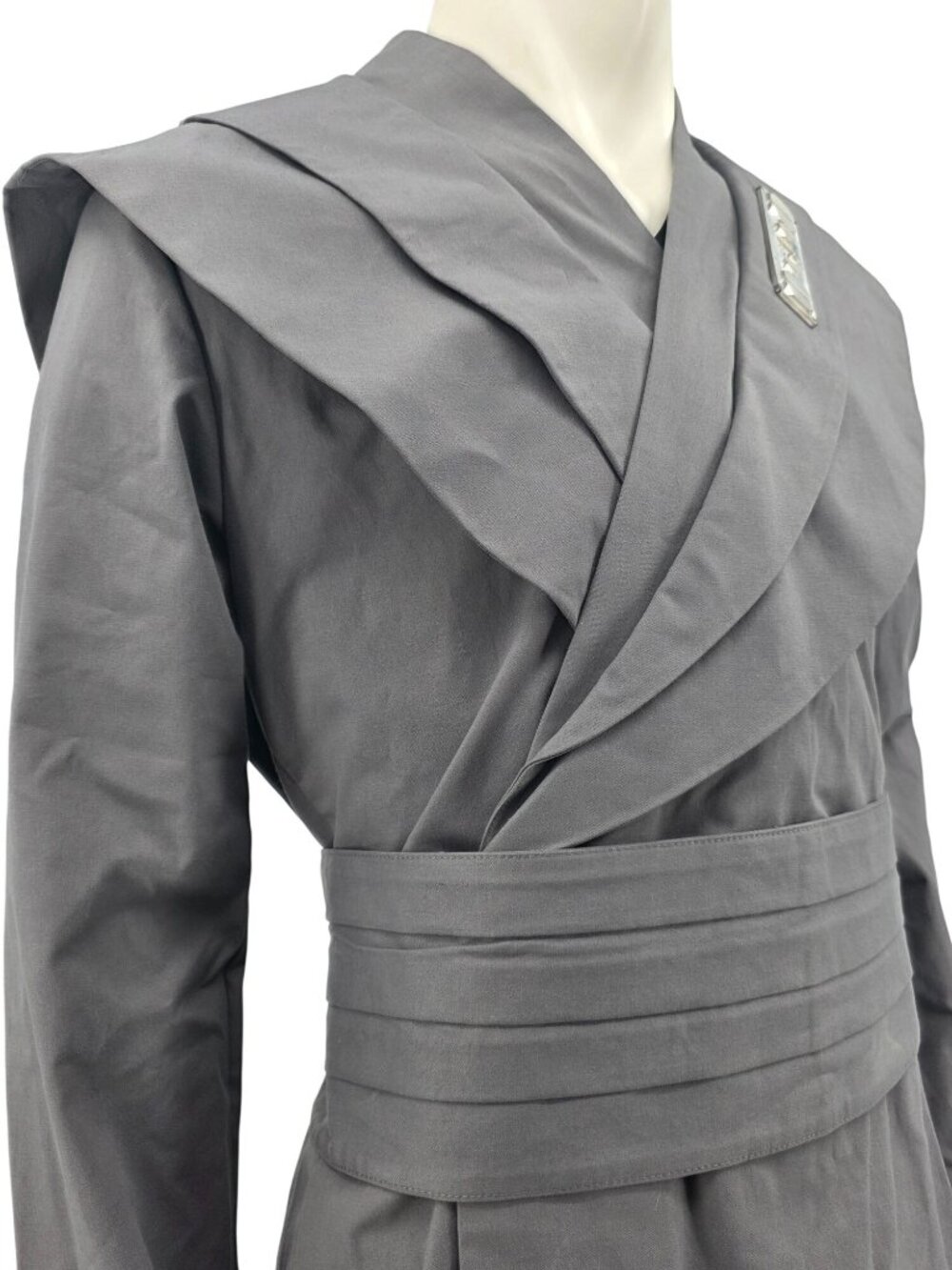 Star Wars Galaxys Edge Gray Jedi Cotton Blend Cosplay Costume Tunic S/M